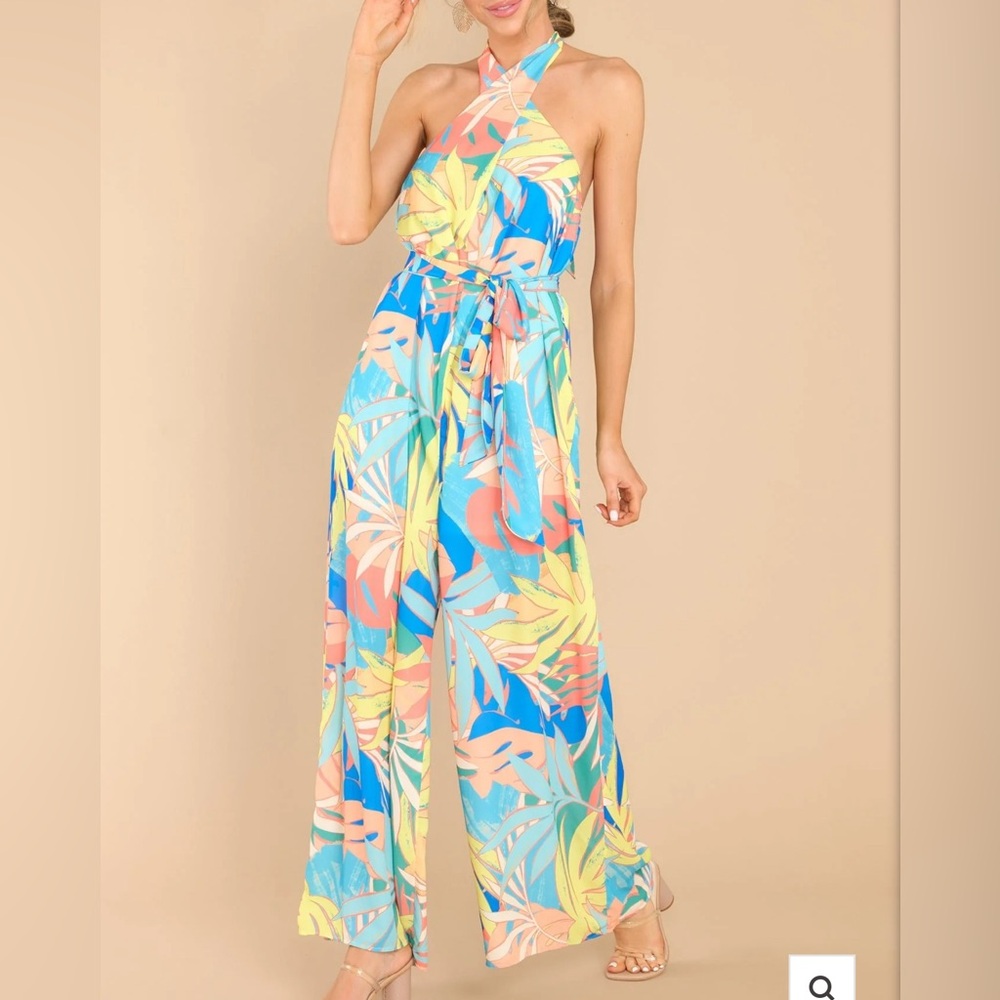 Red dress boutique jumpsuit